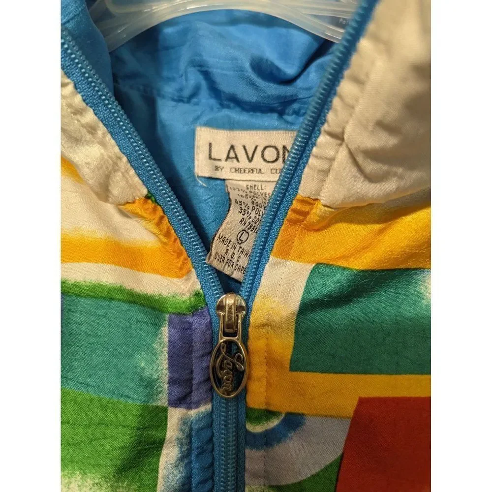 Colorful Geometric Women's Jacket - Picture 4 of 16